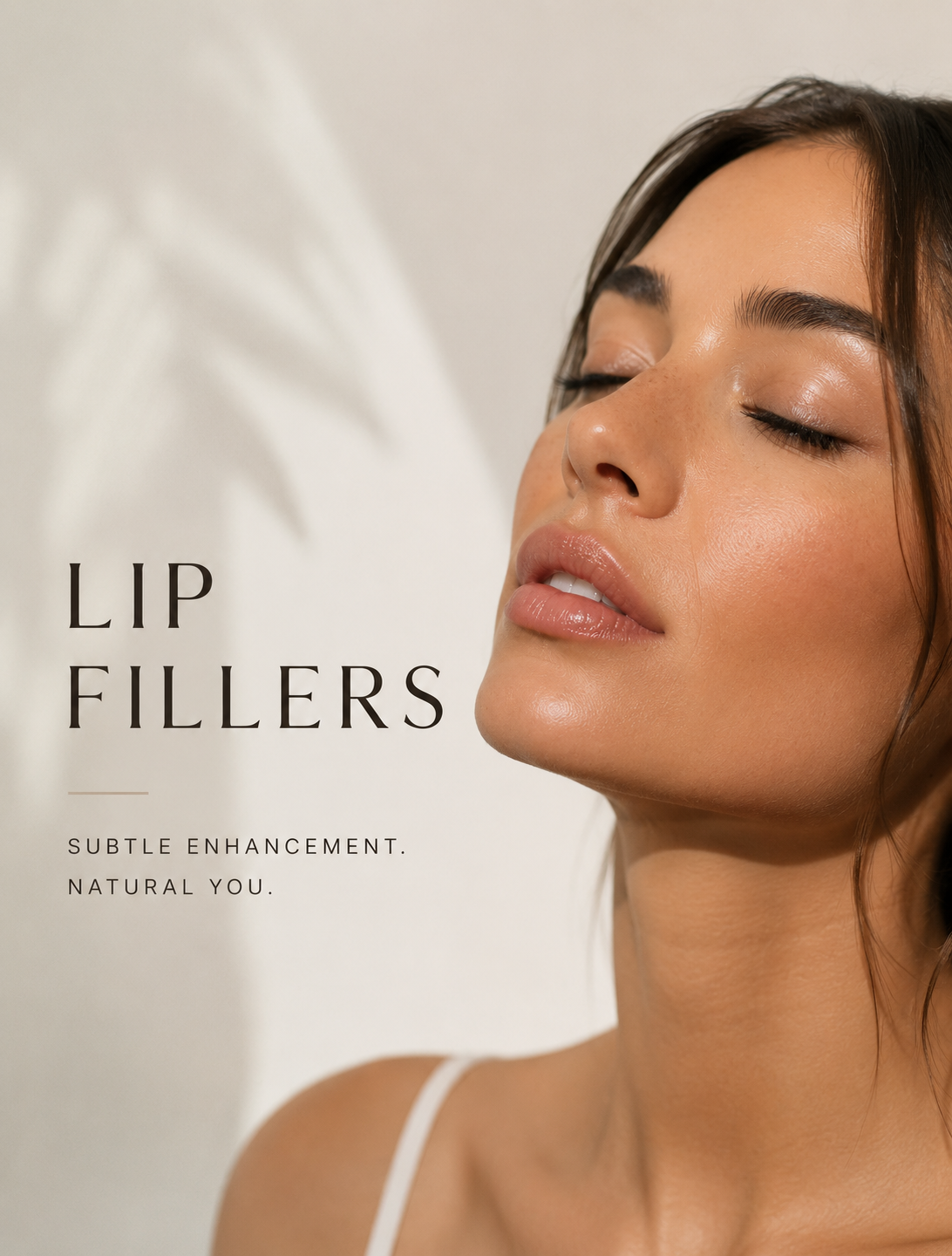 Premium lip filler advertising creative
