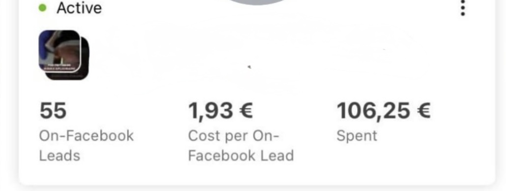 55 leads at €1.93 each.